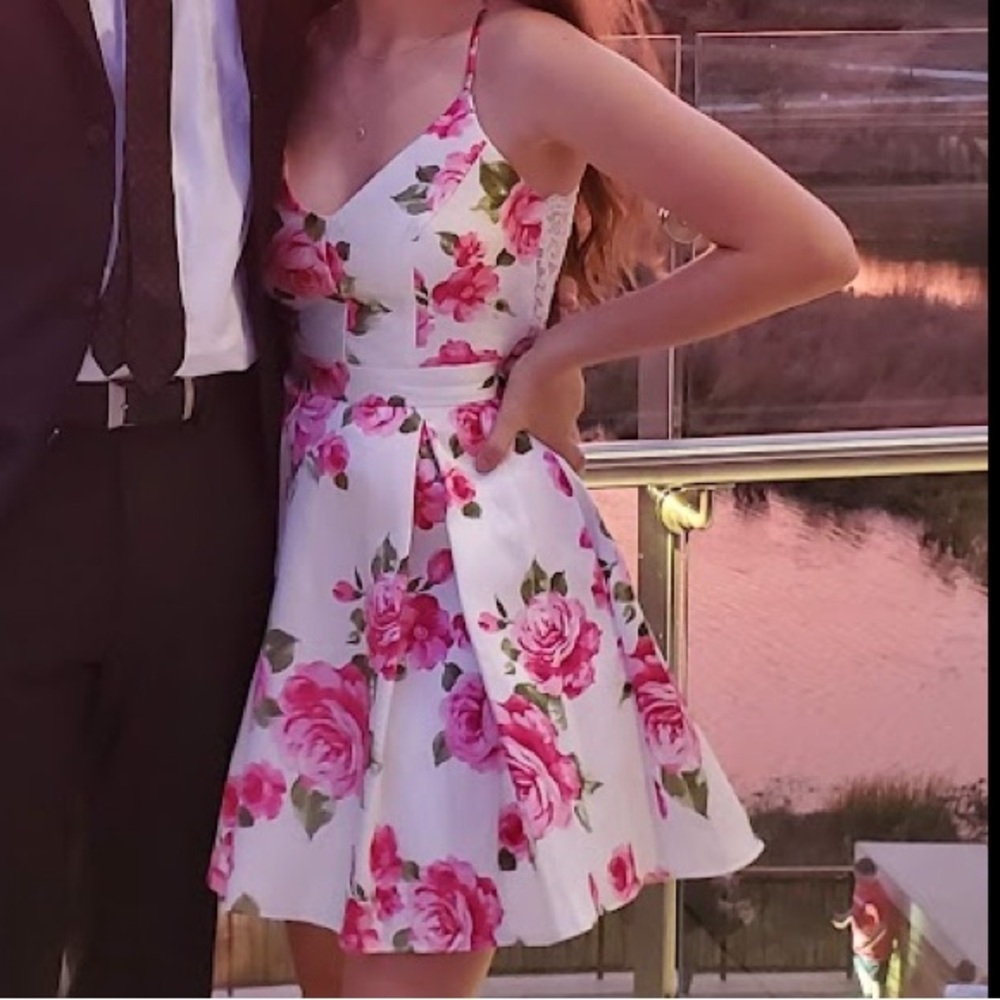 Floral formal dress